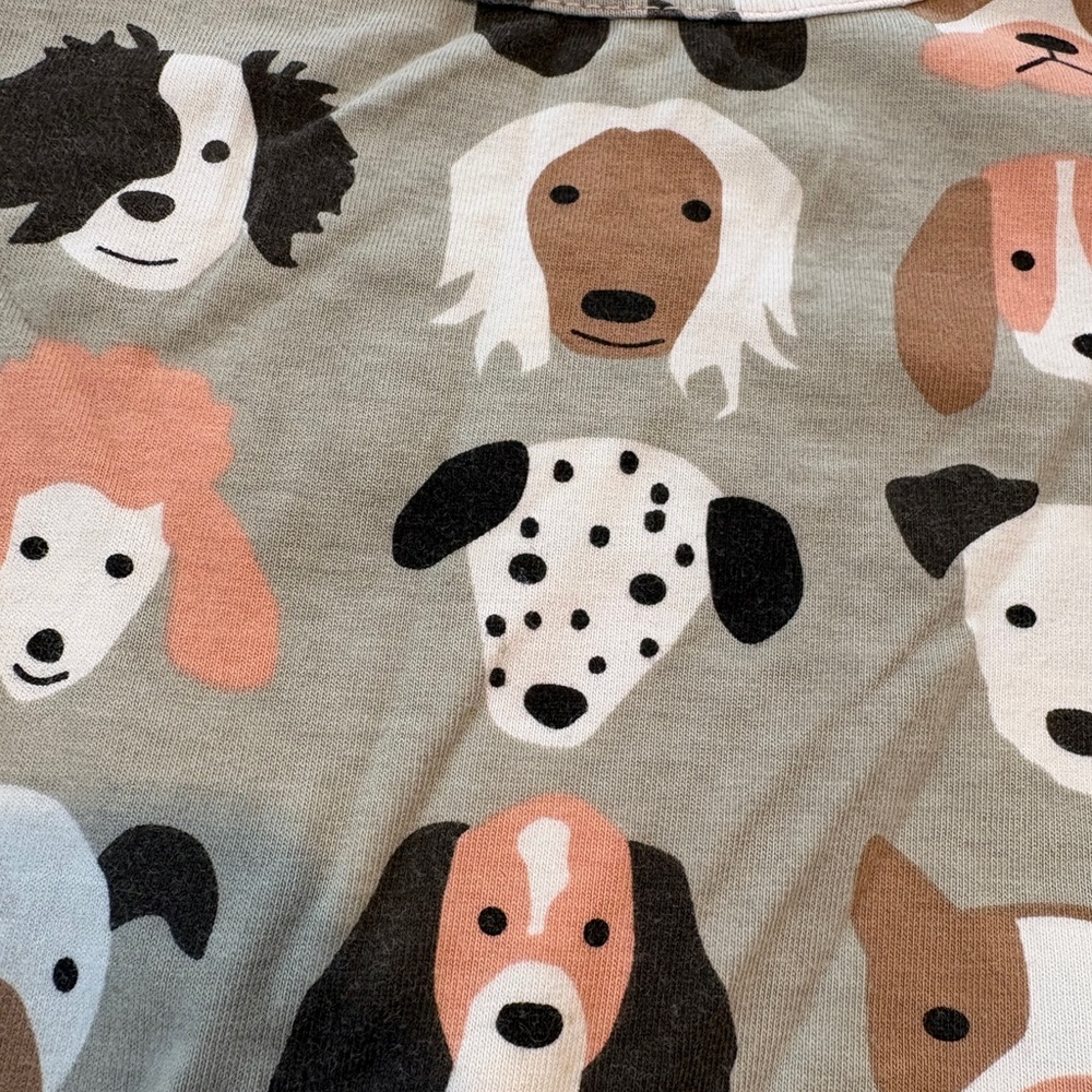 Taylor Joelle Dog Print Tulle Kids Dress - Picture 2 of 4